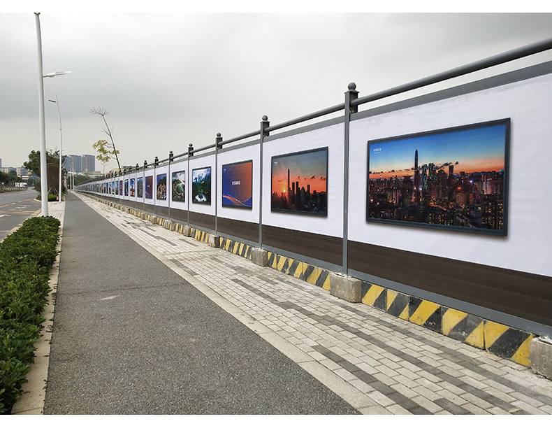 張家口圍擋噴繪廣告制作